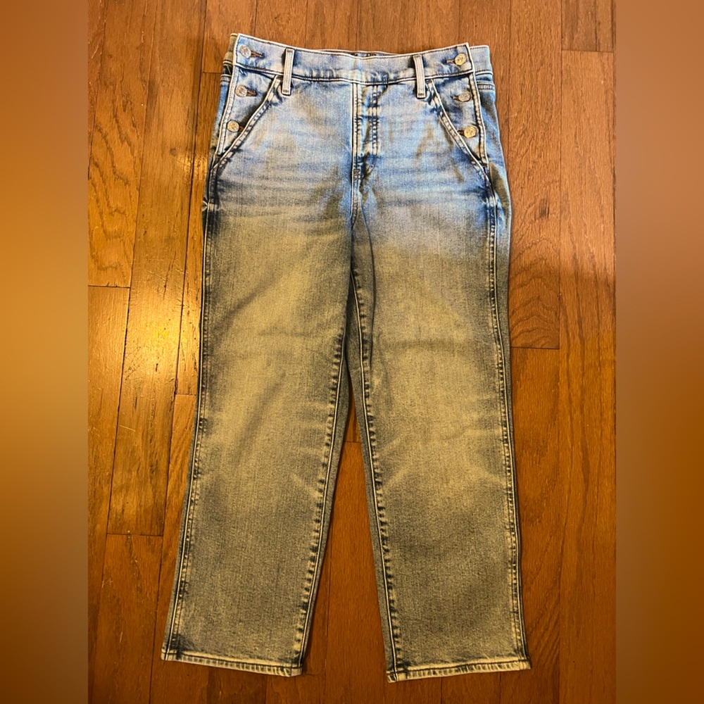 Express High Rise Ankle Denim Jeans